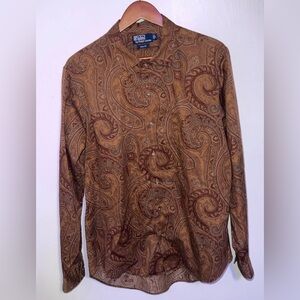 Ralph Lauren Custom Fit Button Down Sz L